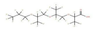 Perfluoro (2,5, 8- triméthyl -3, 6, 9- trioxadecanoic) acide cas 65294-16-8